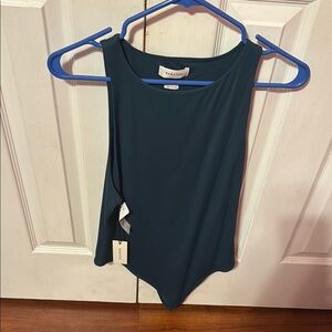 Babaton Dark Teal Sleeveless Top